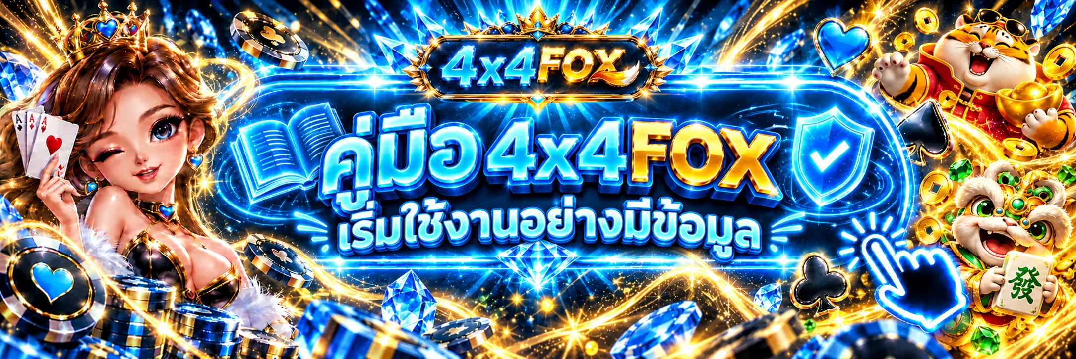 4x4FOX คู่มือสมัคร ทางเข้า ฝากถอน สำหรับผู้เล่นใหม่